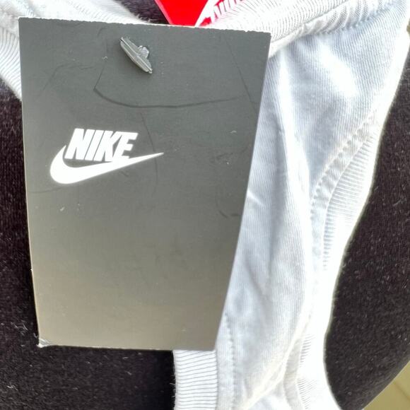 NIKE racerback tank top, gray, palm trees, women's size S, NWT - Picture 6 of 8